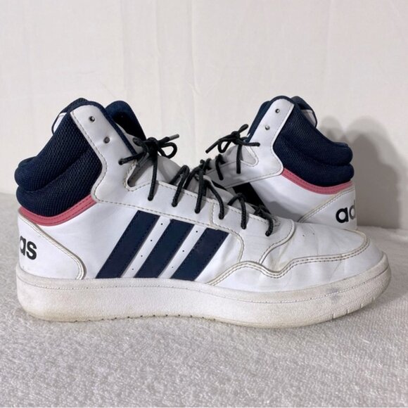 Adidas Hoops 3.0 Mid Classic High Top Lace Up Sneakers Athletic Shoes 8.5 - Picture 8 of 11